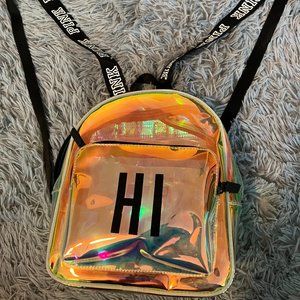 💞 Victoria's Secret Pink 💞 Rare Holographic Backpack